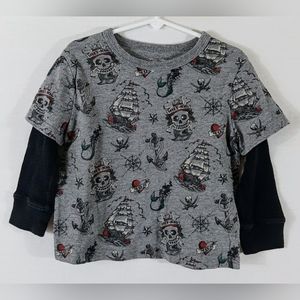 Baby Gap Boy's Pirate Theme Shirt Size 3 Years